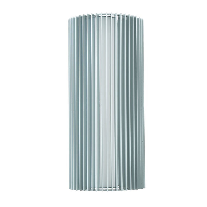 Abra Lighting Lava 1 Light 16" Ribbed Wall Fixture, Silica