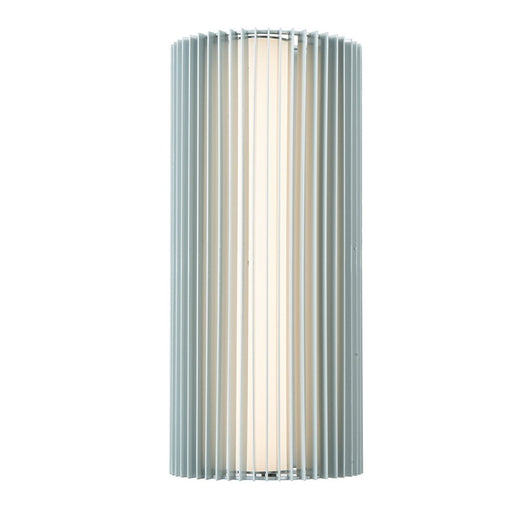 Abra Lighting Lava 1 Light 16" Ribbed Wall Fixture, Silica