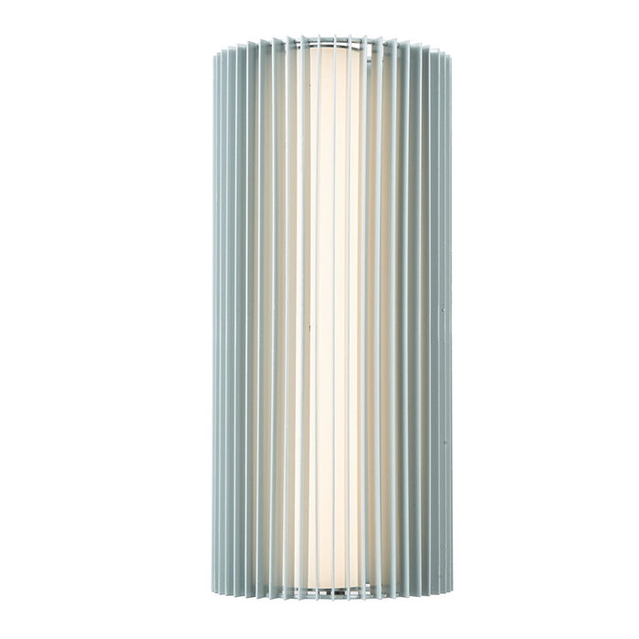 Abra Lighting Lava 1 Light 16" Ribbed Wall Fixture, Silica
