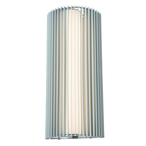 Abra Lighting Lava 1 Light 16" Ribbed Wall Fixture, Silica