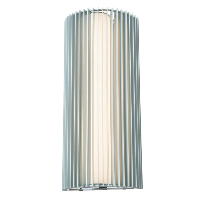 Abra Lighting Lava 1 Light 16" Ribbed Wall Fixture, Silica