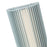 Abra Lighting Lava 1 Light 16" Ribbed Wall Fixture, Silica