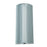 Abra Lighting Lava 1 Light 16" Ribbed Wall Fixture, Silica