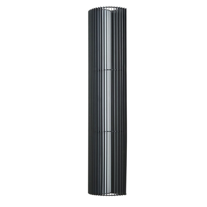 Abra Lighting Lava 1 Light 30" Wall Fixture, Matte Black