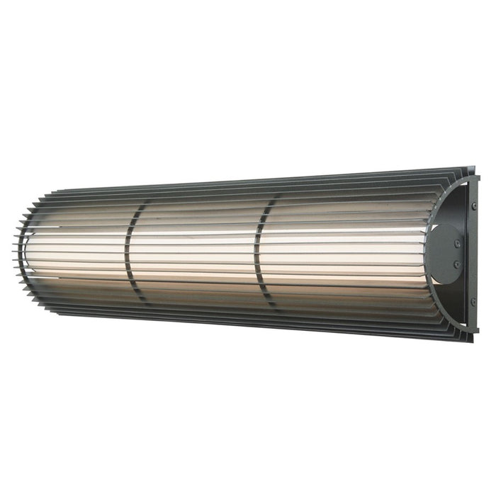 Abra Lighting Lava 1 Light 30" Wall Fixture, Matte Black