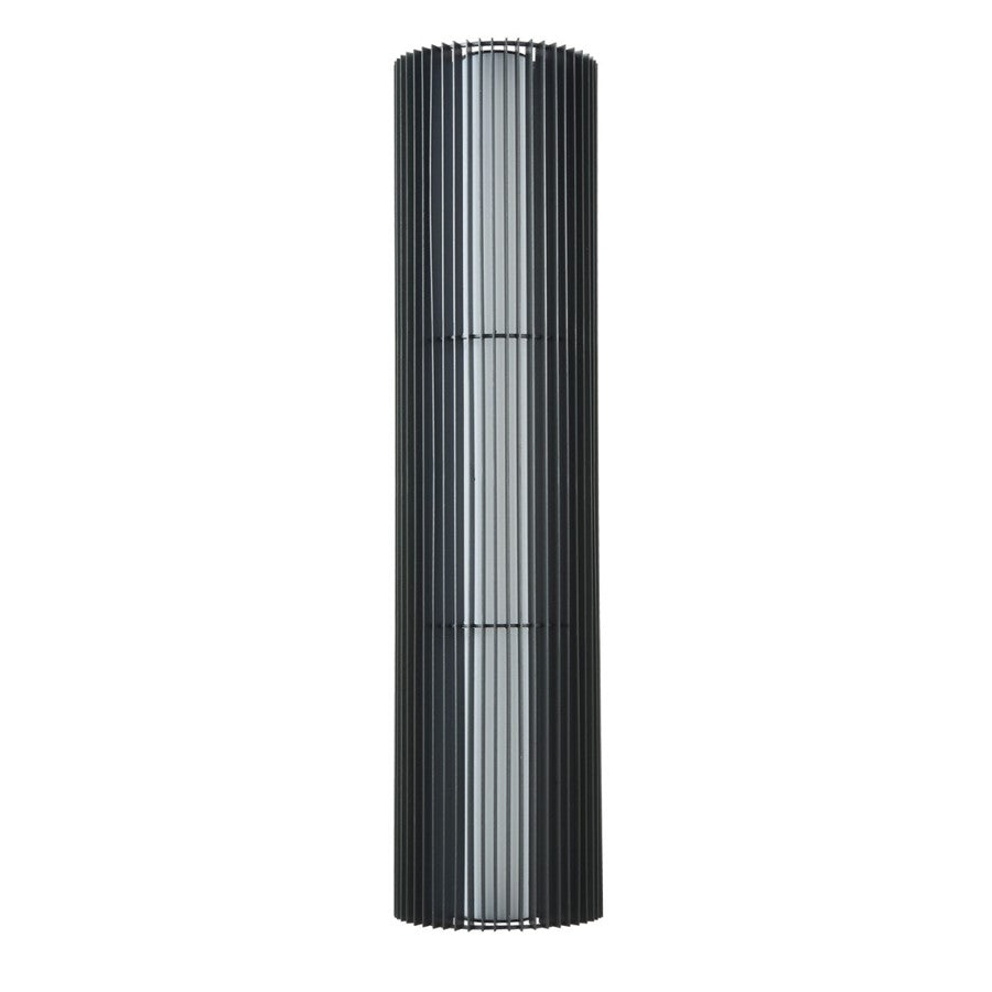 Abra Lighting Lava 1 Light 30" Wall Fixture, Matte Black