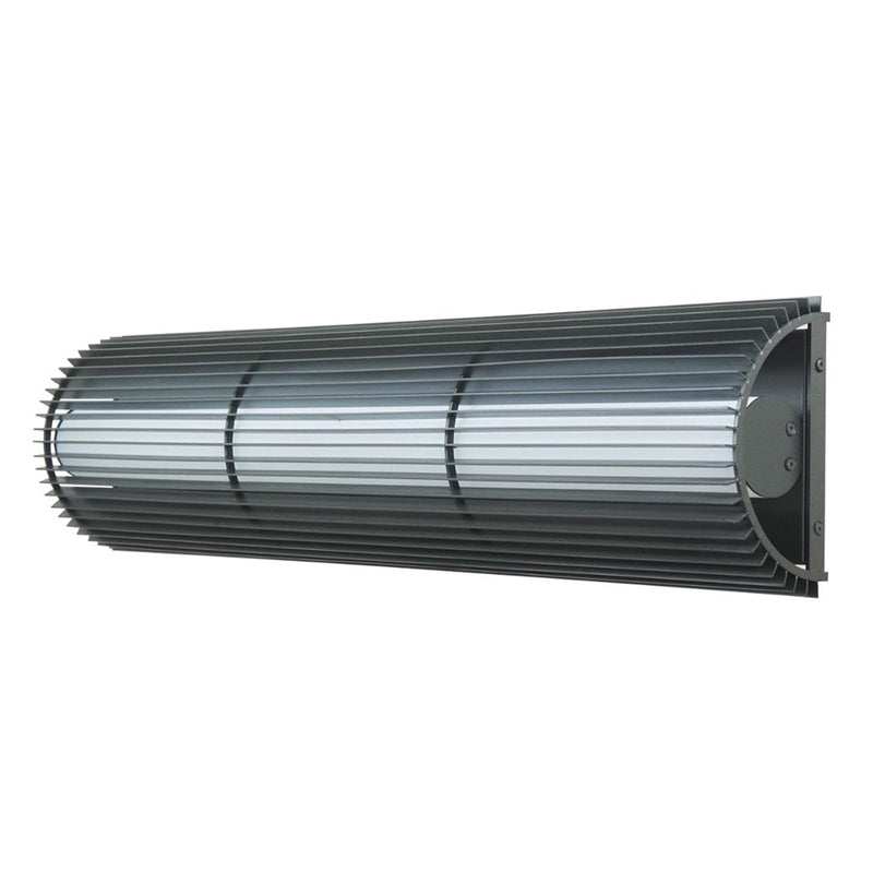 Abra Lighting Lava 1 Light 30" Wall Fixture, Matte Black
