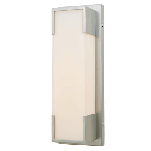 Abra Lighting Titon 1 Light 14" Miter Glass Wall Fixture, Silica