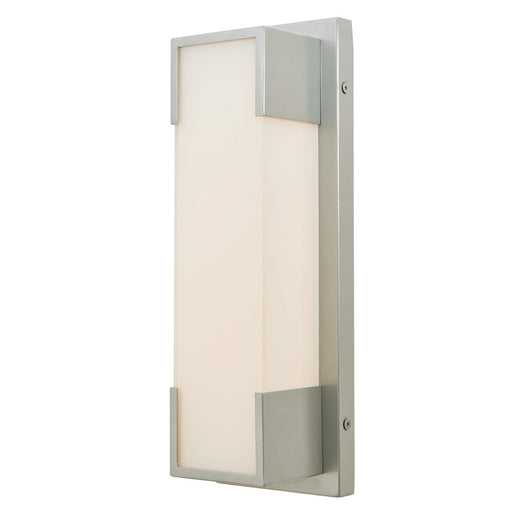 Abra Lighting Titon 1 Light 14" Miter Glass Wall Fixture, Silica