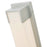 Abra Lighting Titon 1 Light 14" Miter Glass Wall Fixture, Silica