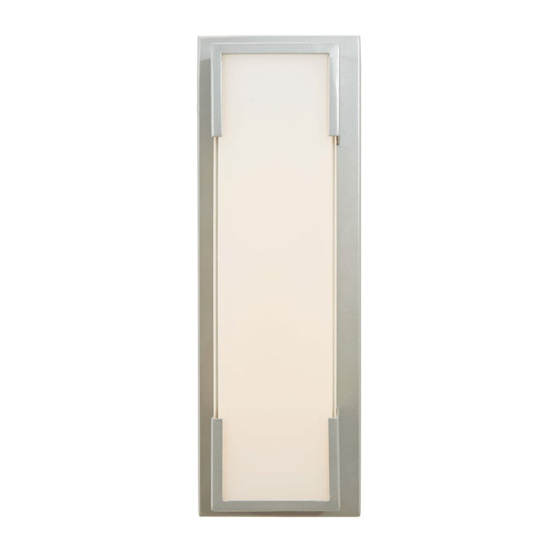 Abra Lighting Titon 1 Light 14" Miter Glass Wall Fixture, Silica