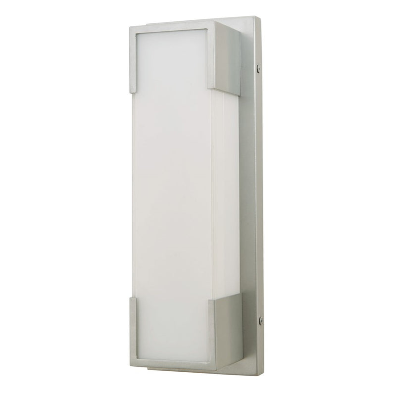 Abra Lighting Titon 1 Light 14" Miter Glass Wall Fixture, Silica