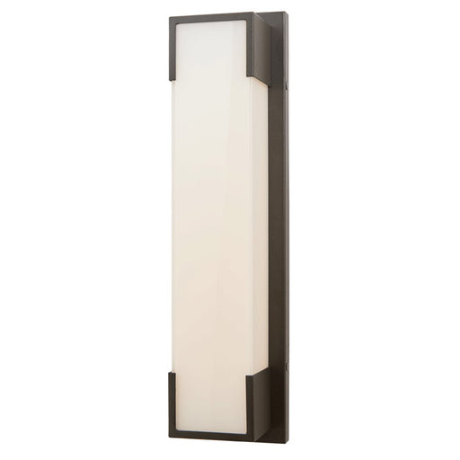 Abra Lighting Titon 1 Light 18" Miter Glass Wall Fixture, Black