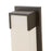 Abra Lighting Titon 1 Light 18" Miter Glass Wall Fixture, Black
