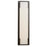 Abra Lighting Titon 1 Light 18" Miter Glass Wall Fixture, Black