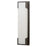 Abra Lighting Titon 1 Light 18" Miter Glass Wall Fixture, Black