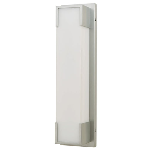 Abra Lighting Titon 1 Light 18" Miter Glass Wall Fixture, Silica