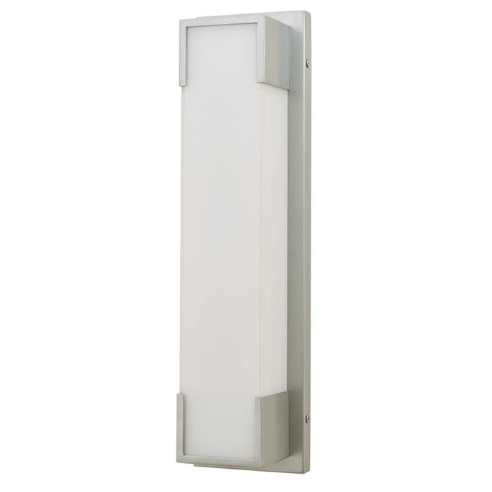 Abra Lighting Titon 1 Light 18" Miter Glass Wall Fixture, Silica