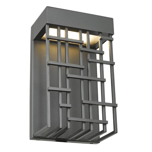 Abra Lighting Aspen 1 Light 10" Lattice Shade Wall Light, Black
