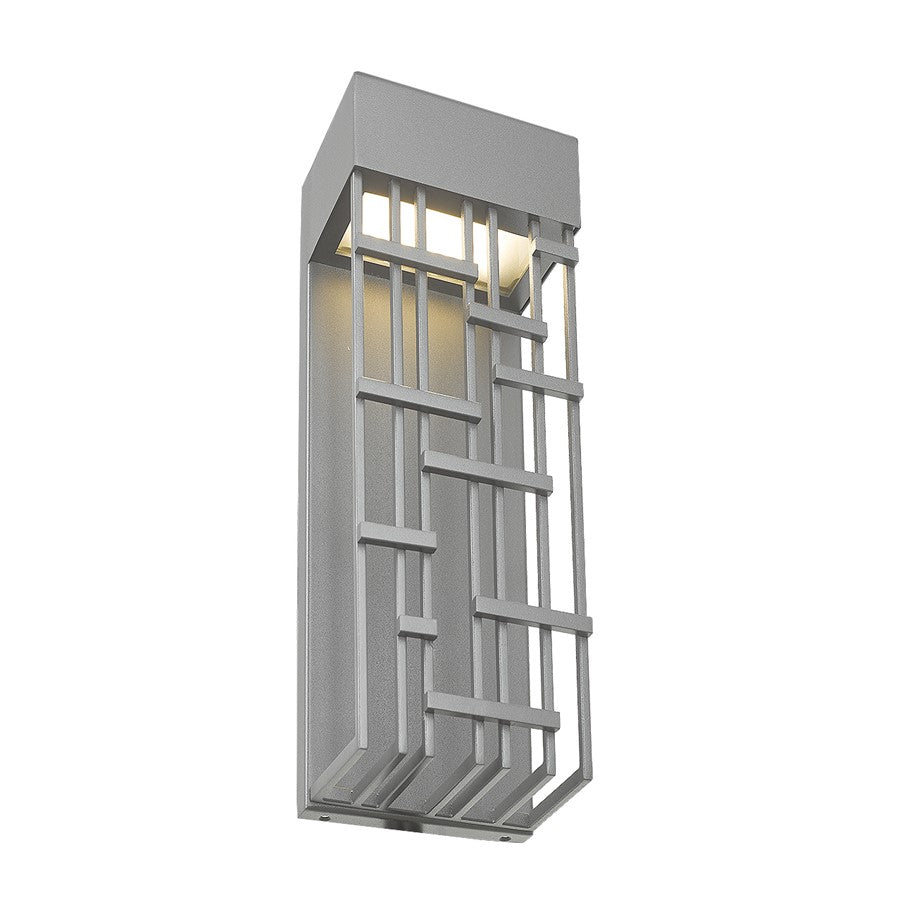 Abra Lighting Aspen 1 Light 16" Lattice Shade Wall Light, Silica