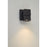 Abra Lighting Optics 1 Light DownLt Wall Washer, Black