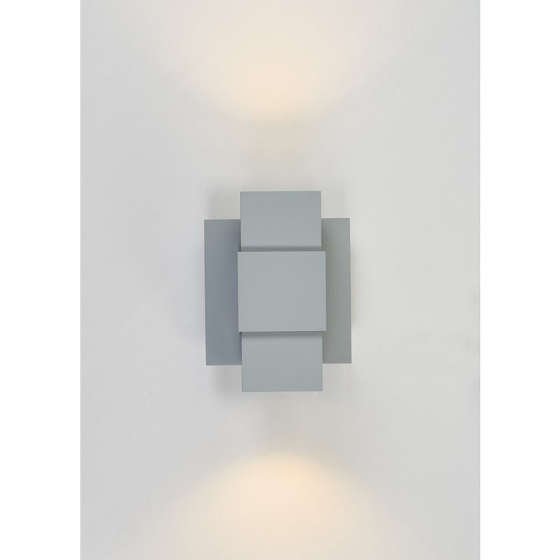 Abra Lighting Optics 1 Light Wet Location Wall Washer, Silica