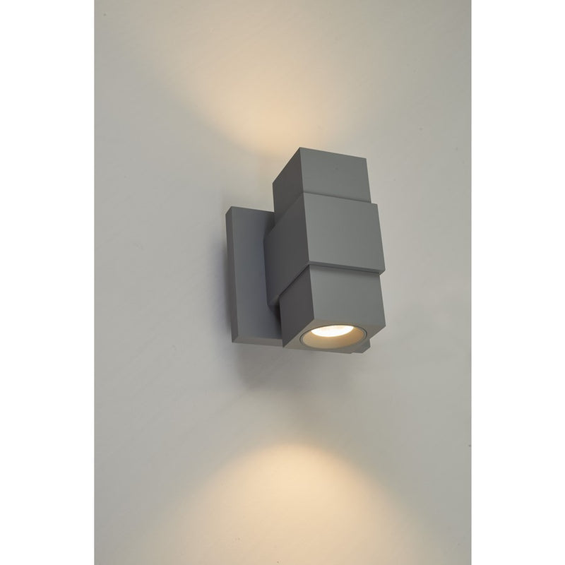 Abra Lighting Optics 1 Light Wet Location Wall Washer, Silica