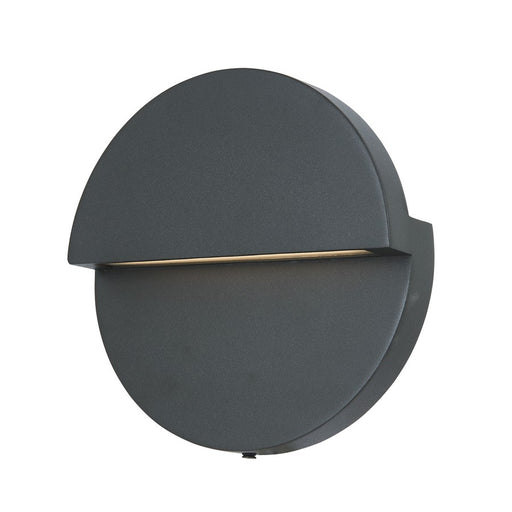Abra Lighting Mona Lisa 1 Light 8" Round Wall Fixture, Black