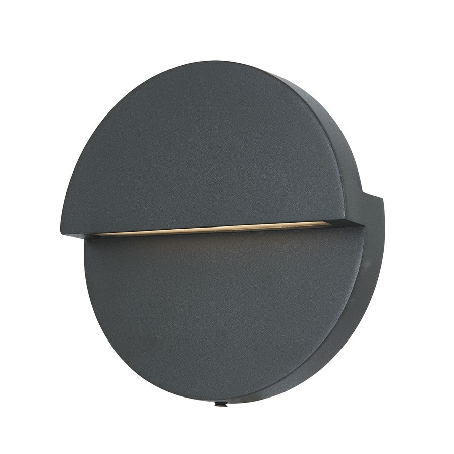 Abra Lighting Mona Lisa 1 Light 8" Round Wall Fixture, Black
