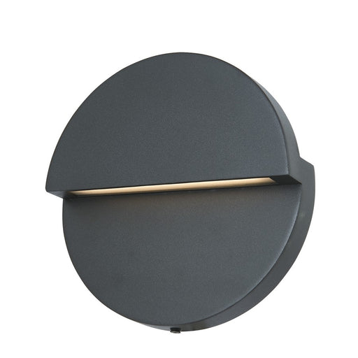 Abra Lighting Mona Lisa 1 Light 8" Round Wall Fixture, Black