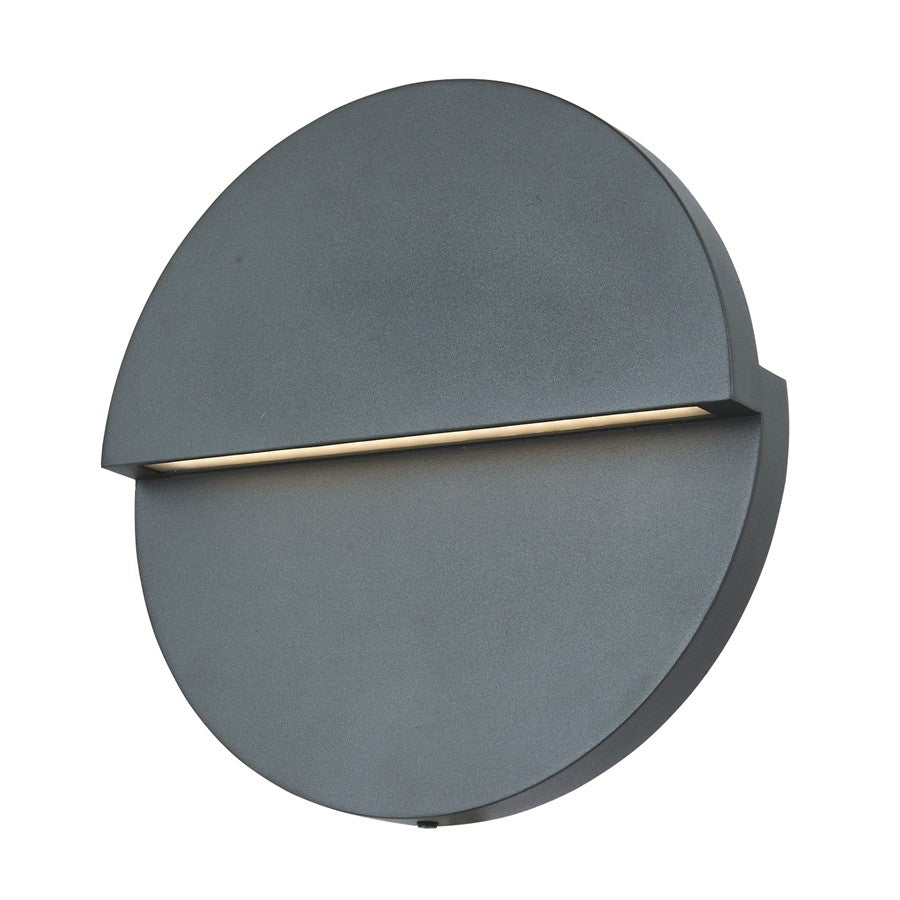 Abra Lighting Mona Lisa 1 Light 12" Round Wall Light, Black