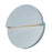 Abra Lighting Mona Lisa 1 Light 12" Round Wall Light, Silica