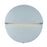 Abra Lighting Mona Lisa 1 Light 12" Round Wall Light, Silica