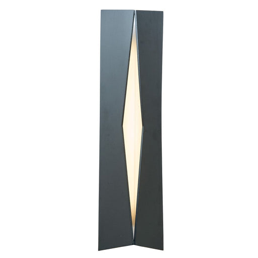 Abra Lighting Omega 1 Light Marine Grade Wall Sconce, Black