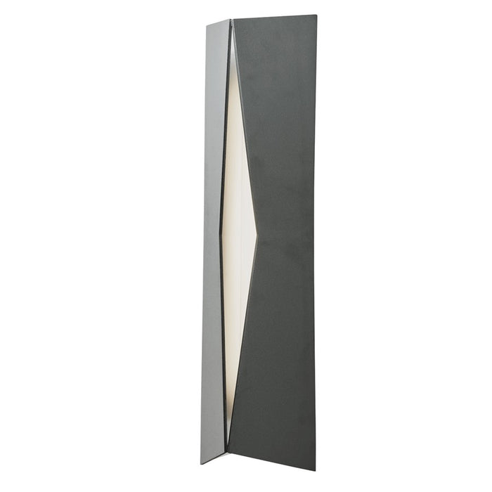 Abra Lighting Omega 1 Light Marine Grade Wall Sconce, Black