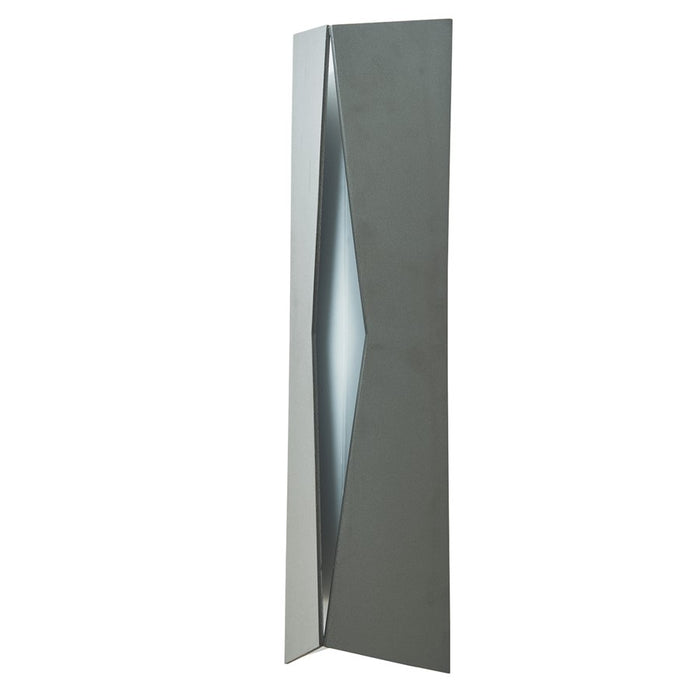 Abra Lighting Omega 1 Light Marine Grade Wall Sconce, Black