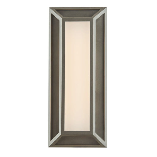 Abra Lighting Cell 1Lt 12" Miter Wall Light, Steel - 50084ODW-304STS-CELL