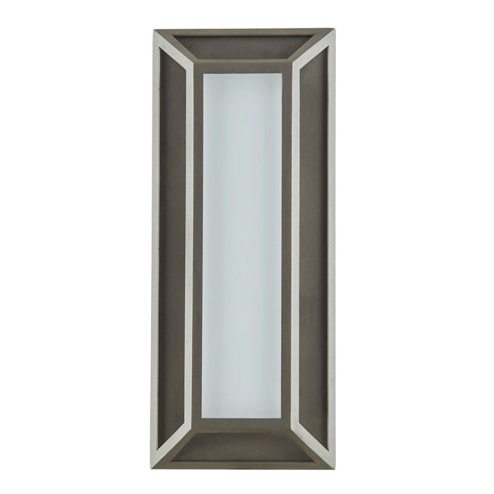 Abra Lighting Cell 1 Light 12" Miter Wall Light, Steel