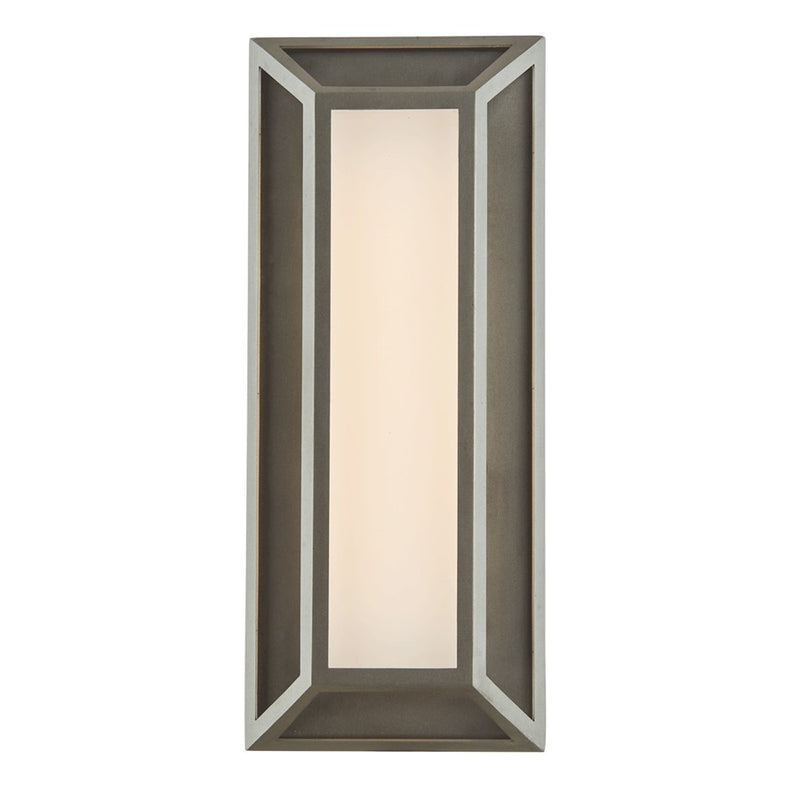Abra Lighting Cell 1 Light 12" Miter Wall Light, Steel