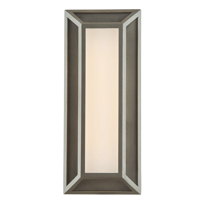 Abra Lighting Cell 1 Light 12" Miter Wall Light, Steel