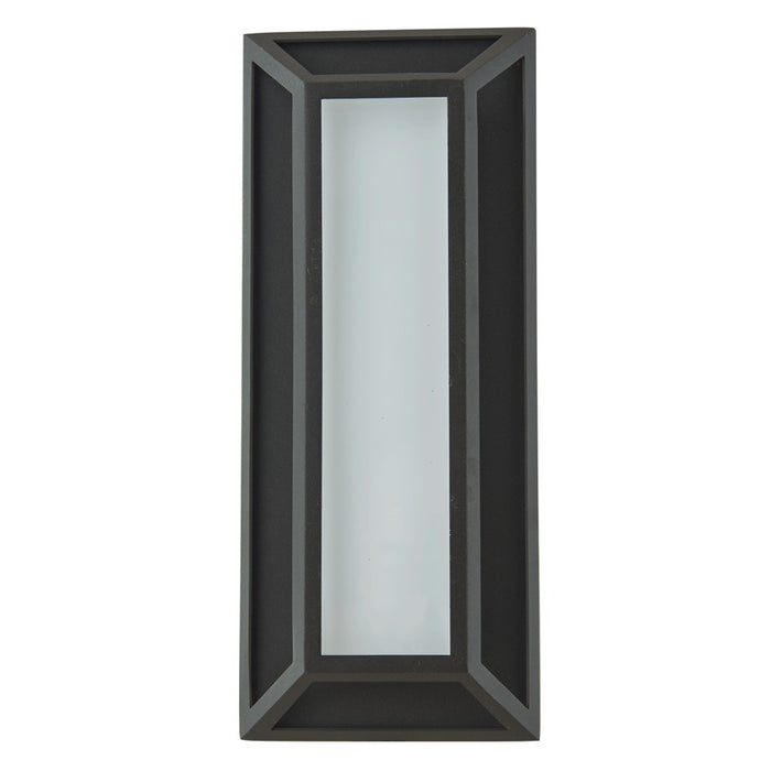 Abra Lighting Cell 1 Light 12" Miter Wall Fixture, Black