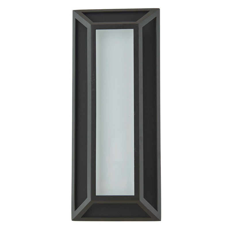 Abra Lighting Cell 1 Light 12" Miter Wall Fixture, Black
