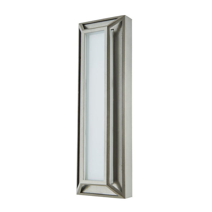 Abra Lighting Cell 1 Light 18" Miter Wall Light, Steel