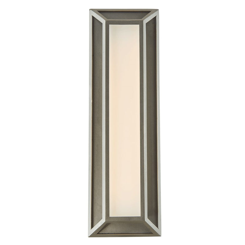Abra Lighting Cell 1 Light 18" Miter Wall Light, Steel