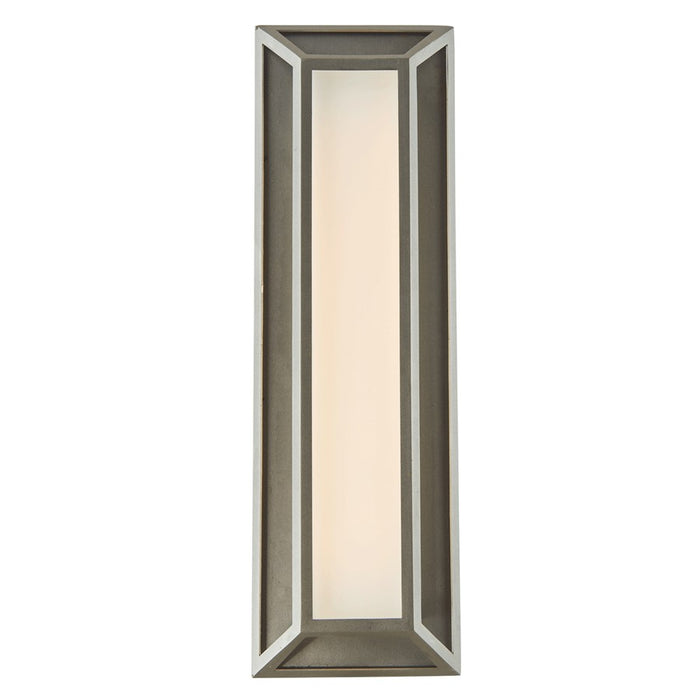 Abra Lighting Cell 1 Light 18" Miter Wall Light, Steel