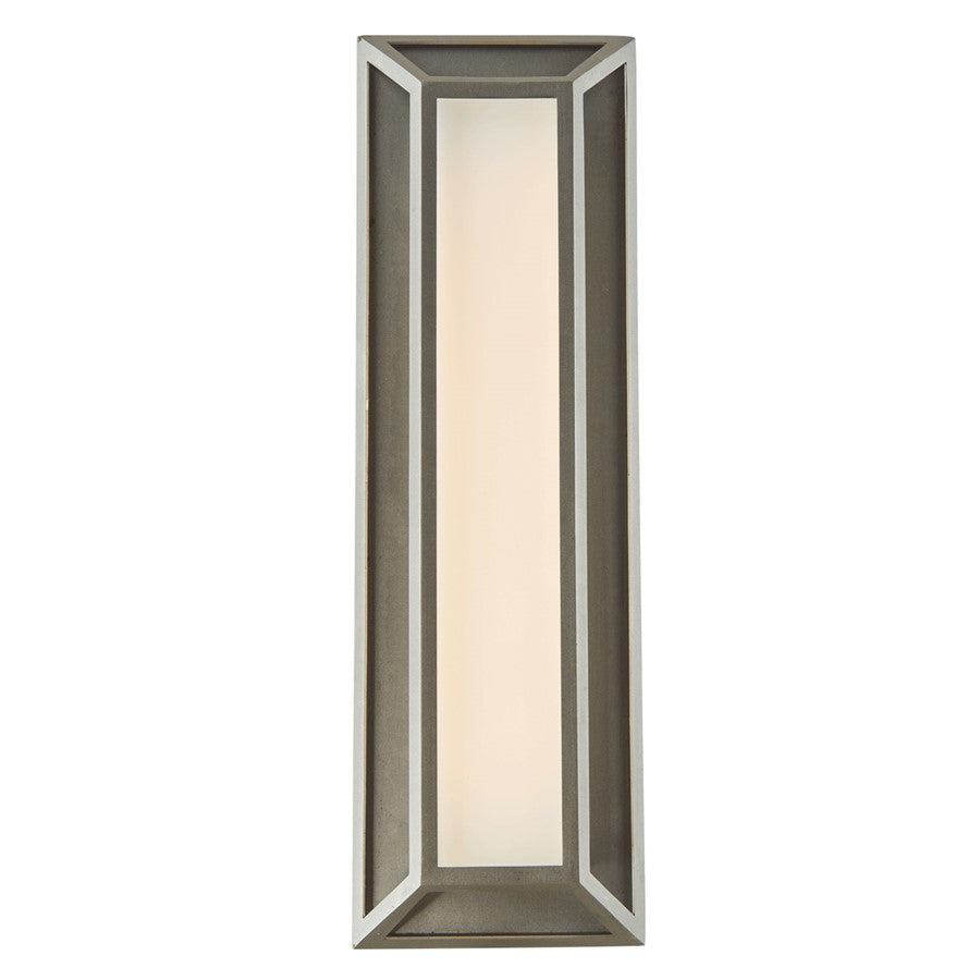Abra Lighting Cell 1 Light 18" Miter Wall Light, Steel