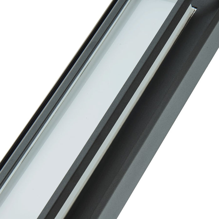 Abra Lighting Cell 1 Light 18" Miter Wall Fixture, Black