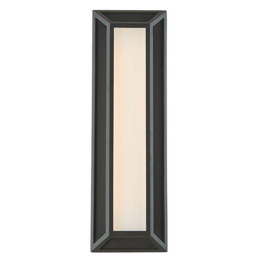 Abra Lighting Cell 1 Light 18" Miter Wall Fixture, Black