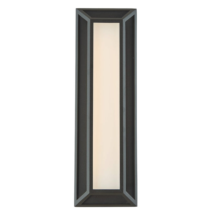 Abra Lighting Cell 1 Light 18" Miter Wall Fixture, Black