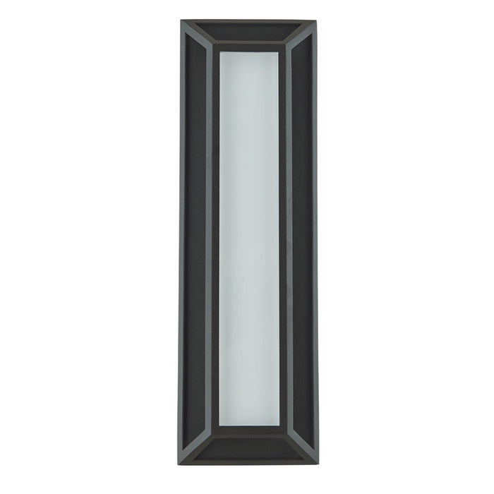 Abra Lighting Cell 1 Light 18" Miter Wall Fixture, Black